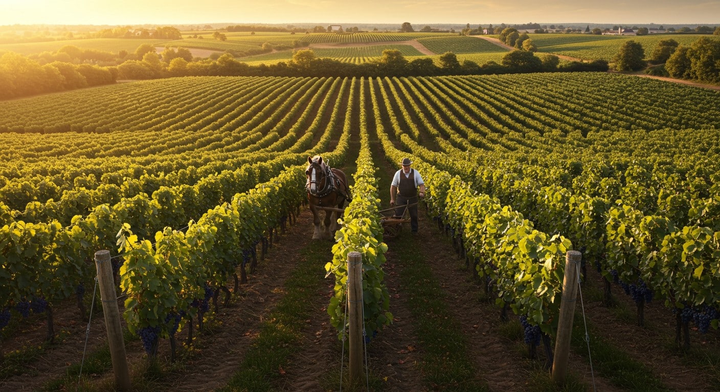 Découvrez comment un vigneron girondin a transformé son vignoble en abandonnant les pesticides et en réduisant sa production pour un vin plus sain.