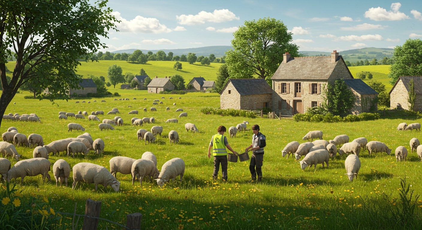 Un village de 220 habitants gère 240 moutons hérités. Coûts, bénévoles débordés : une solution s’impose ! Découvrez cette histoire insolite.