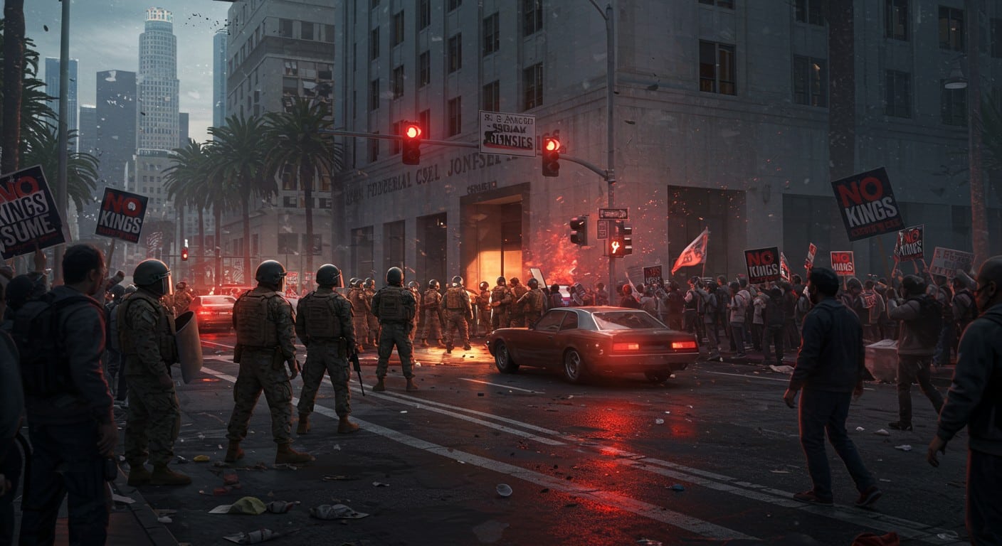 Los Angeles sous tension : Marines et Garde nationale déployés face aux violences anti-expulsions. Quelles conséquences pour la ville ? Lisez la suite.