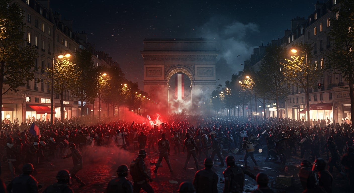 Après la victoire du PSG, 62 personnes jugées pour violences et pillages. Darmanin demande des peines fermes. Découvrez les détails d’une nuit chaotique.