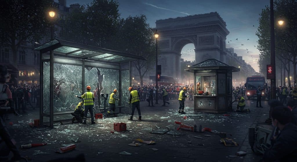 Violences Post-PSG : Paris Répare Ses Abribus Cassés