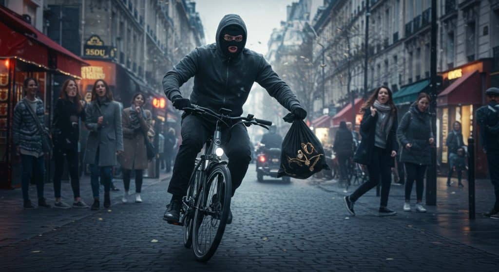 Vol Audacieux À Paris : Bijoux De Luxe Dépouillés