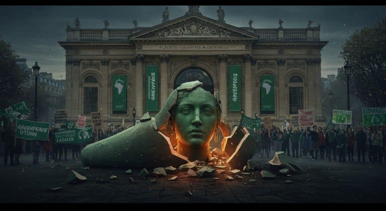 Vol de Statue au Musée : Greenpeace Défie Macron