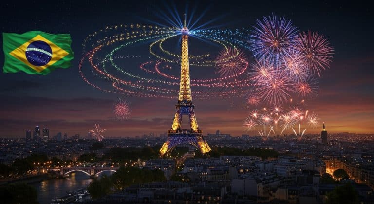 14 Juillet 2025 : 1 000 Drones Illuminent Paris