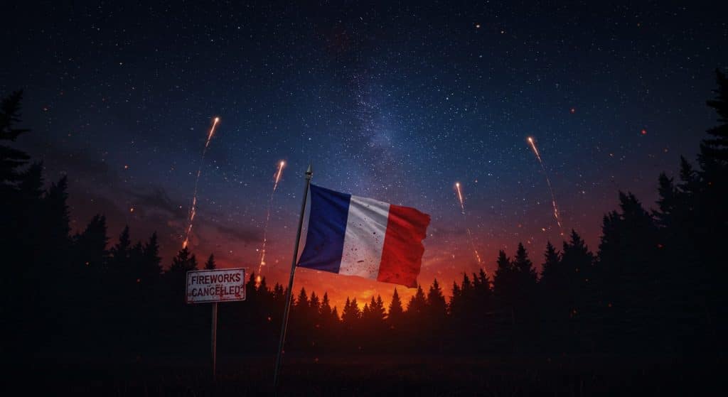 14 Juillet : Feux d’Artifice Annulés Face aux Risques d’Incendie