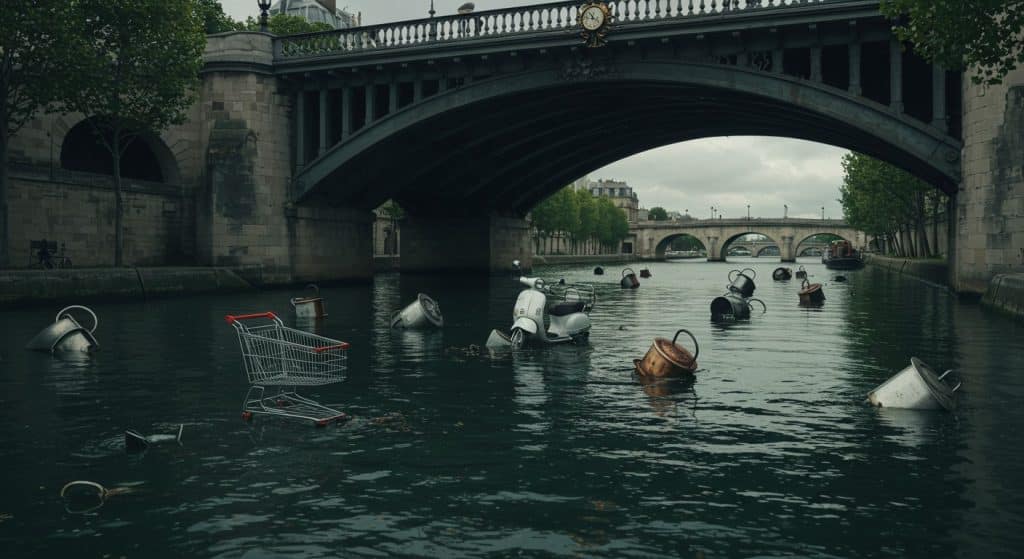 1,7 Tonne de Détritus dans la Seine : Danger pour la Baignade ?