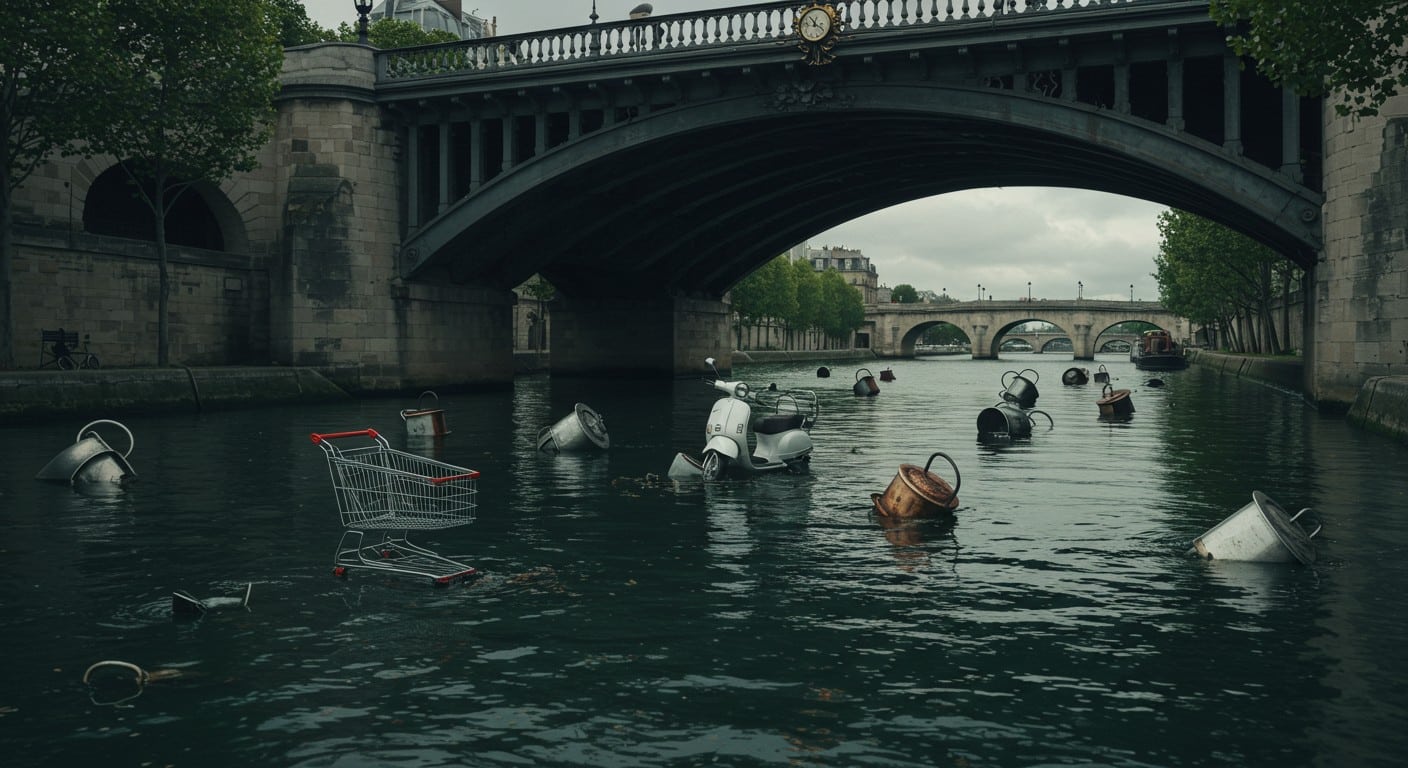 1,7 tonne de ferraille repêchée dans la Seine : quels risques pour la baignade ? Découvrez les trouvailles insolites et les enjeux pour Paris.