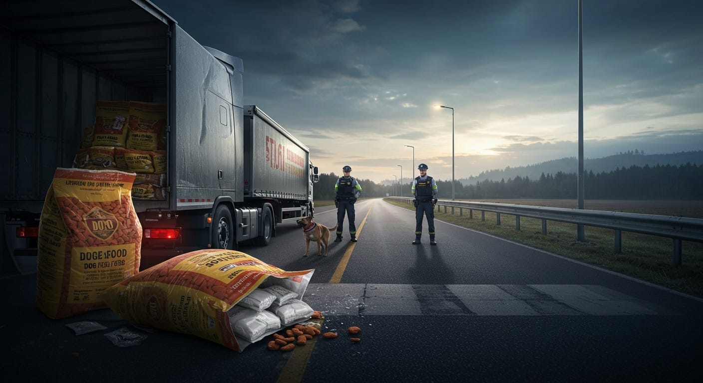 127 kg de cocaïne cachés dans un camion de croquettes pour chiens mènent à une condamnation de 5 ans de prison et une amende record. Découvrez les détails de cette affaire choquante.