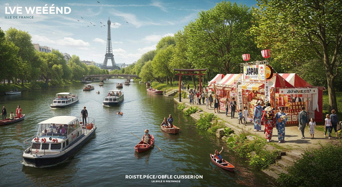 Envie d’un week-end mémorable en Île-de-France ? Découvrez 6 idées de sorties : croisières, festivals, concerts gratuits et plus encore !