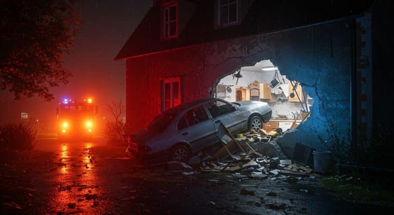 Accident Insolite Dans Les Yvelines : Une Voiture Détruit Une Cuisine