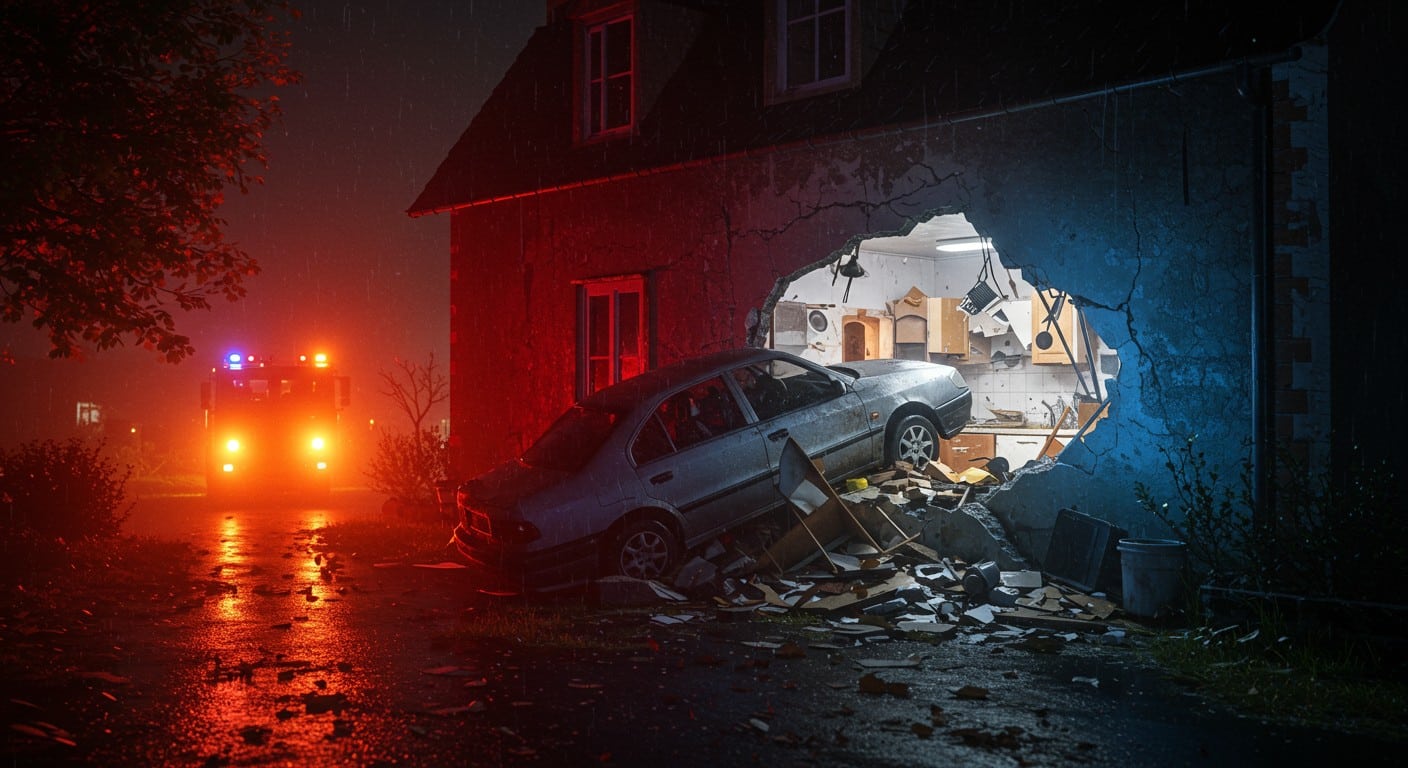 Une voiture s’encastre dans une maison à Bennecourt, Yvelines, détruisant une cuisine. Découvrez les détails de cet accident spectaculaire et ses conséquences.