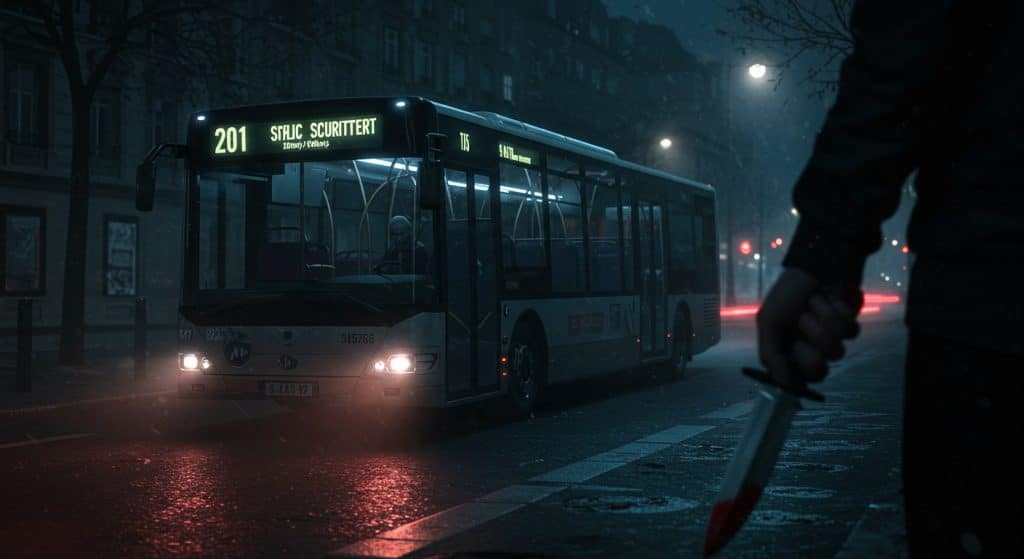 Agression à Paris : Violence dans un Bus de Nuit