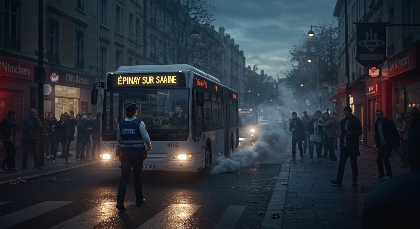 Une conductrice de bus agressée à Épinay-sur-Seine par un passager avec du gaz lacrymogène. Découvrez les détails de cet incident choquant.