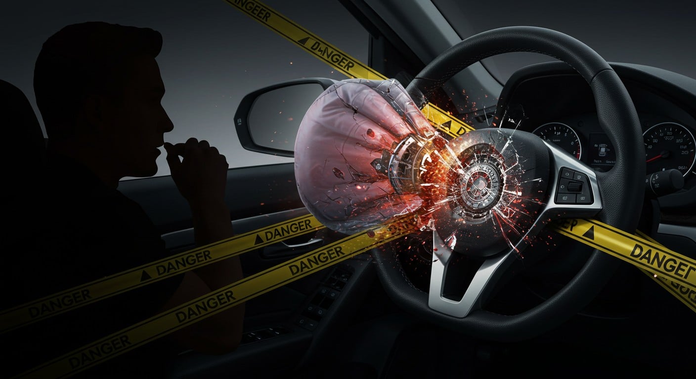 Des airbags dangereux immobilisent des milliers de voitures. Découvrez l’action choc d’une association pour indemniser les victimes !