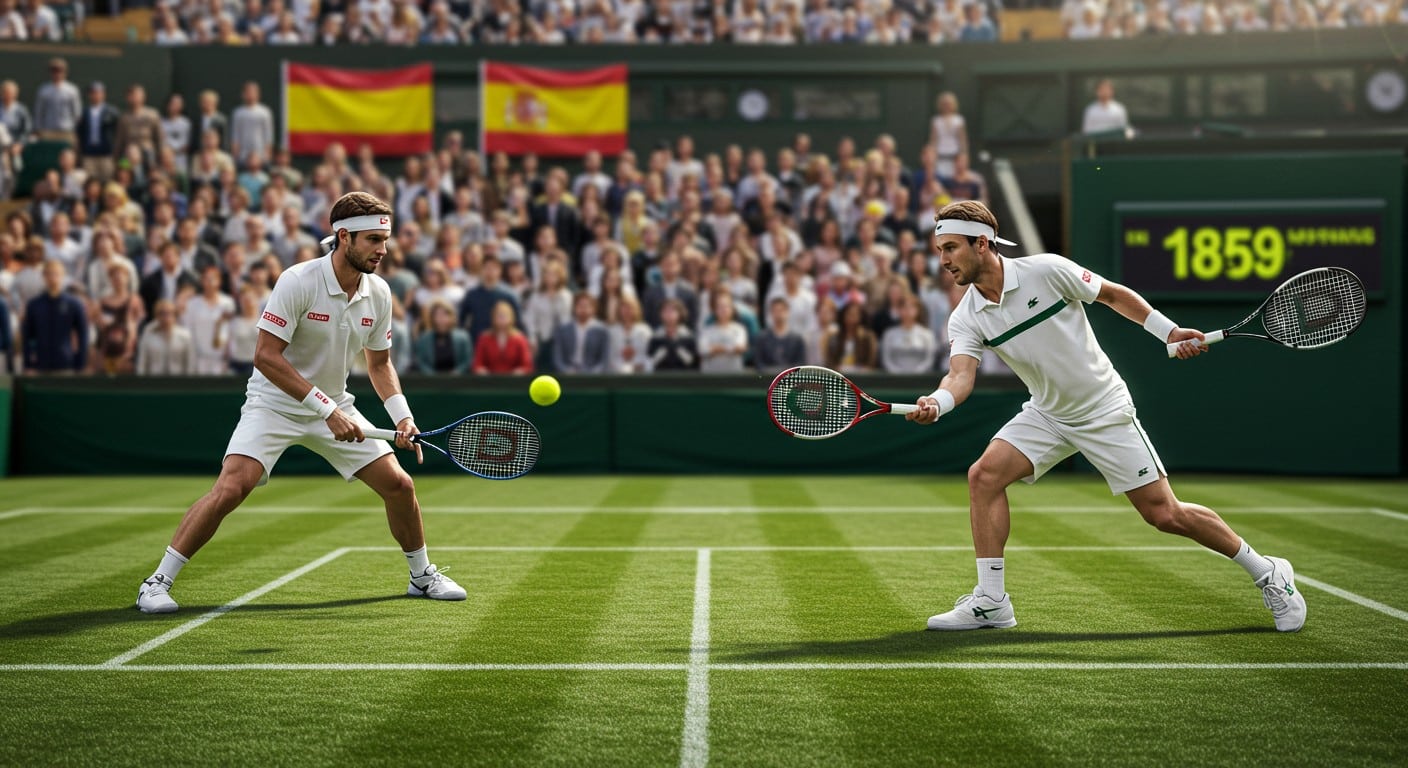 Alcaraz vs Sinner en finale de Wimbledon 2025 : un duel de titans ! Suivez l’analyse de ce choc de tennis et découvrez les clés du match.