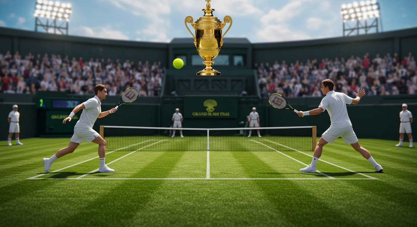 Alcaraz et Sinner s’affrontent en finale de Wimbledon 2025. Après leur duel légendaire à Paris, qui l’emportera sur le gazon ? Découvrez l’analyse !
