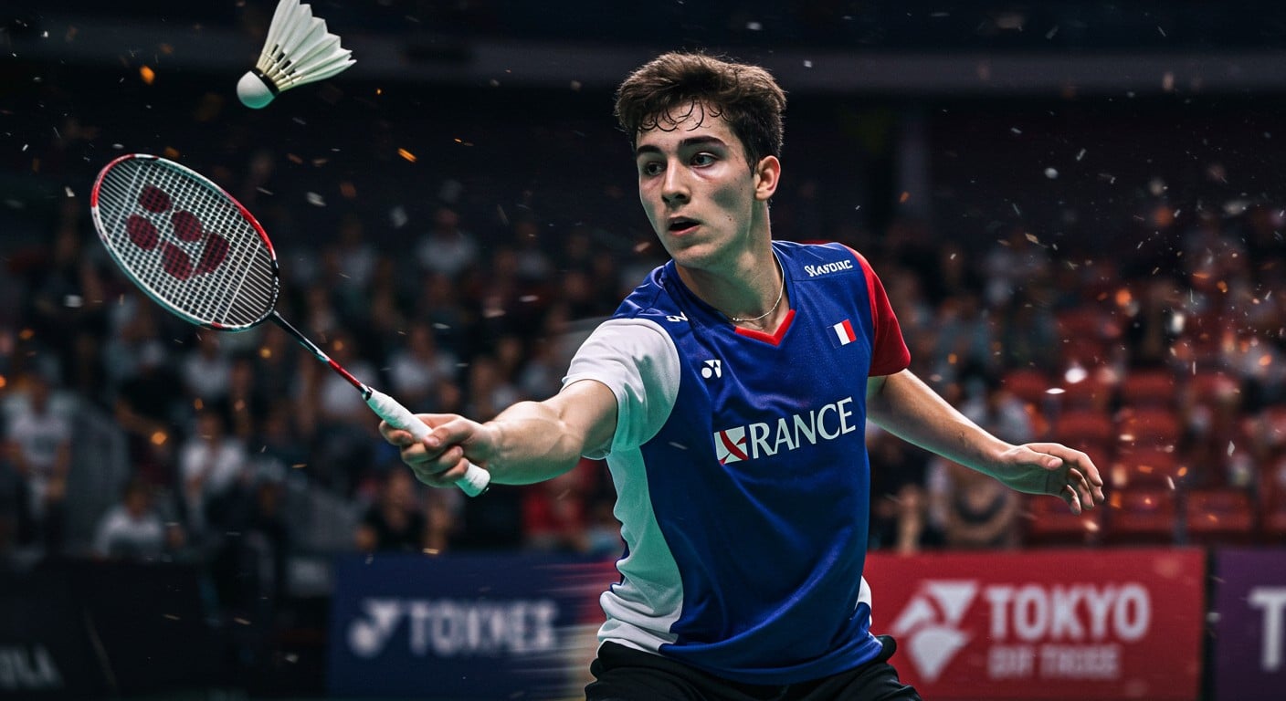 Alex Lanier, espoir du badminton français, atteint la finale de l’Open du Japon 2025. Face au n°3 mondial, il vise un nouvel exploit. Suivez son parcours !