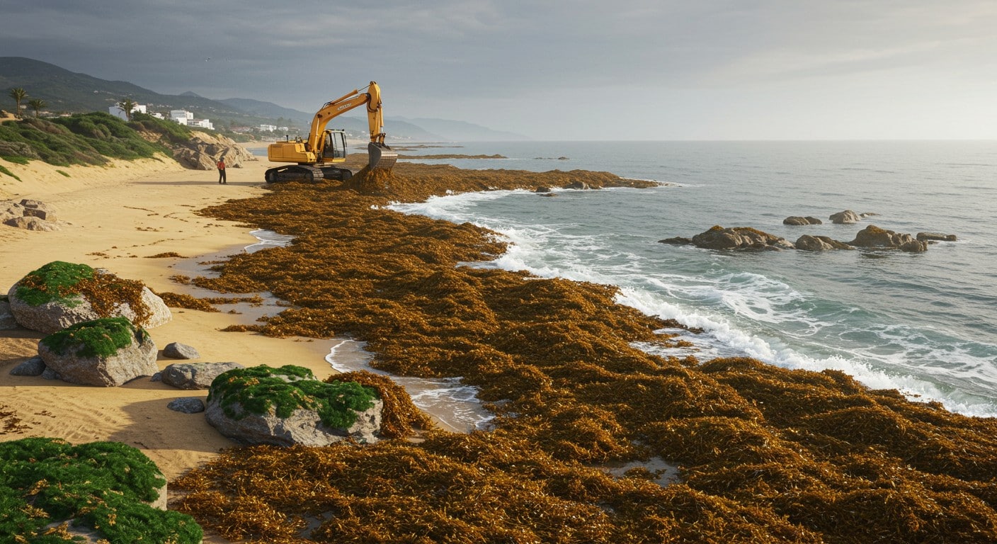 Les plages d’Andalousie croulent sous les algues envahissantes. Découvrez l’impact écologique, les défis du nettoyage et les solutions envisagées.