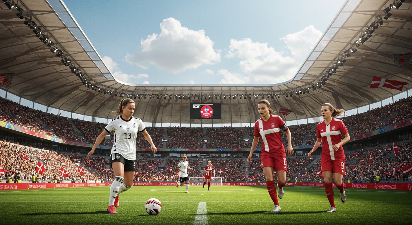 Allemagne-Danemark à l’Euro féminin 2025 : horaire, chaîne TV et enjeux du match de poules à Bâle. Ne manquez pas ce choc du groupe C !