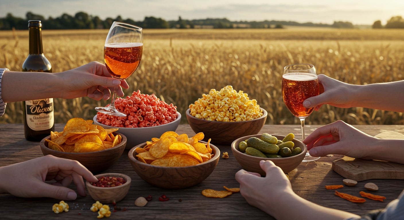 Découvrez les apéros made in Oise : chips, pop-corns salés et pickles locaux. Rencontrez les jeunes entrepreneurs qui réinventent l’apéritif sain !