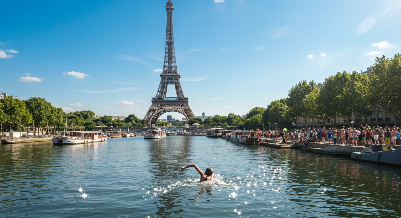La Seine s’ouvre à la baignade à Paris ! Découvrez l’expérience des premiers nageurs, les contrôles qualité et l’impact sur la ville. Plongez dans cette aventure !