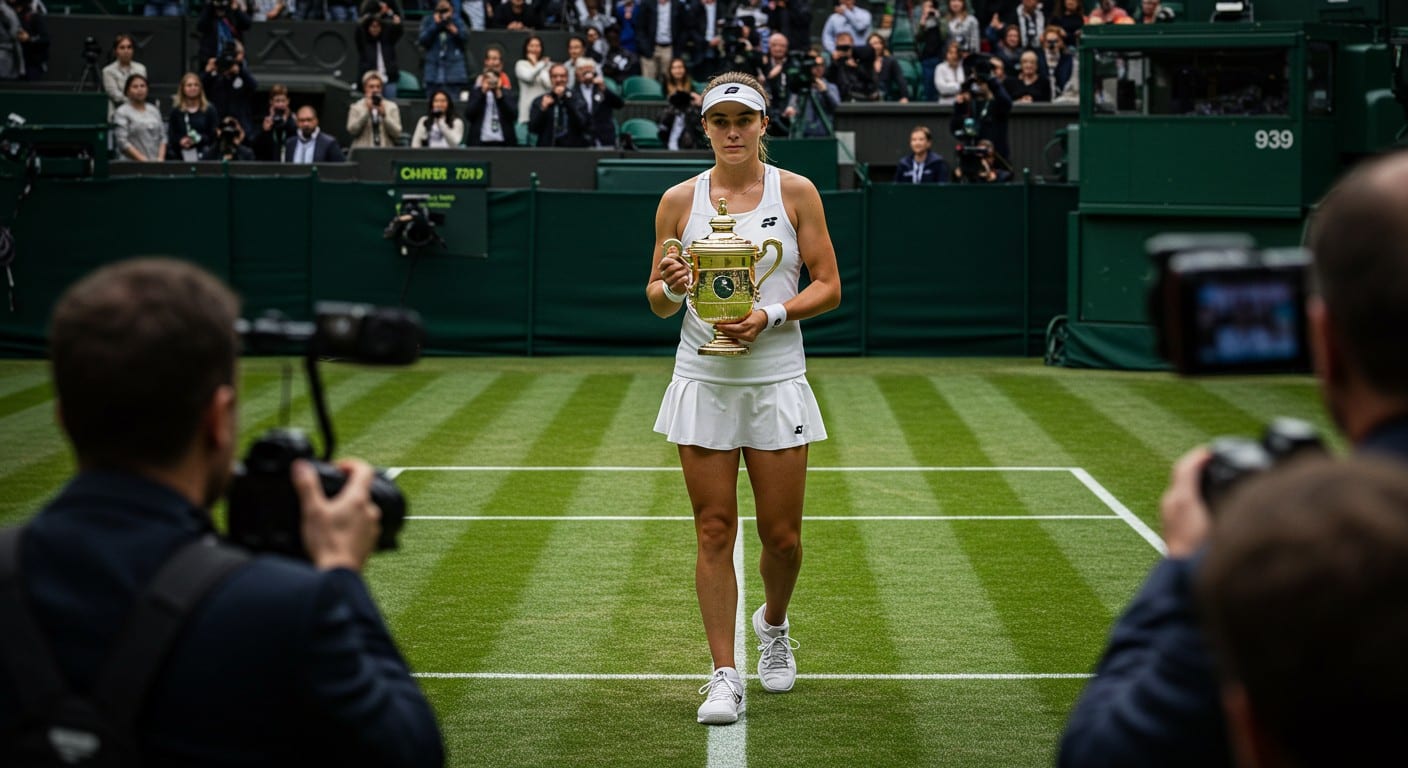 Barbora Krejcikova, reine de Wimbledon, peine à briller hors des courts. Pourquoi son talent reste-t-il dans l’ombre ? Découvrez son combat pour la reconnaissance.