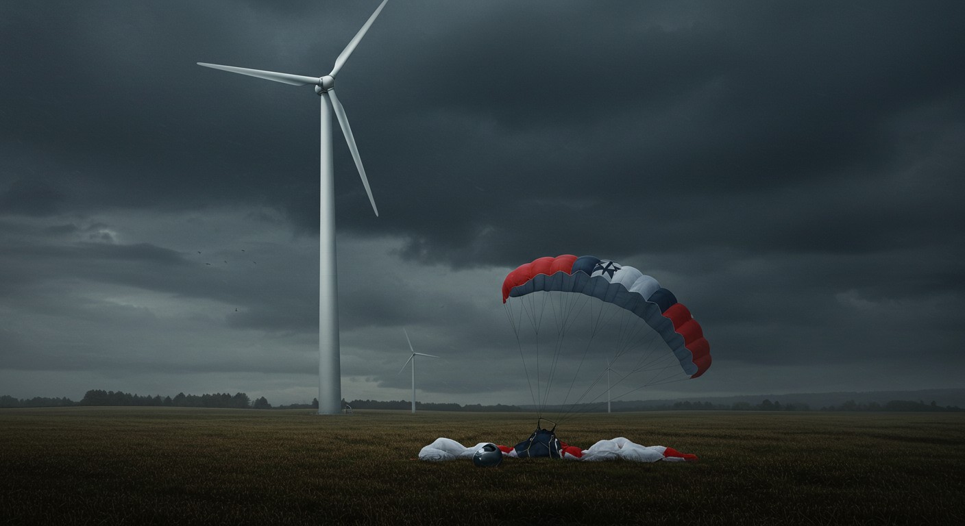 Un base-jumpeur de 44 ans meurt à Arville après un saut d’éolienne. Que s’est-il passé ? Enquête sur ce drame en Seine-et-Marne.