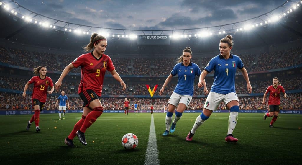 Belgique-Italie Euro Féminin 2025 : Horaire et Chaîne TV