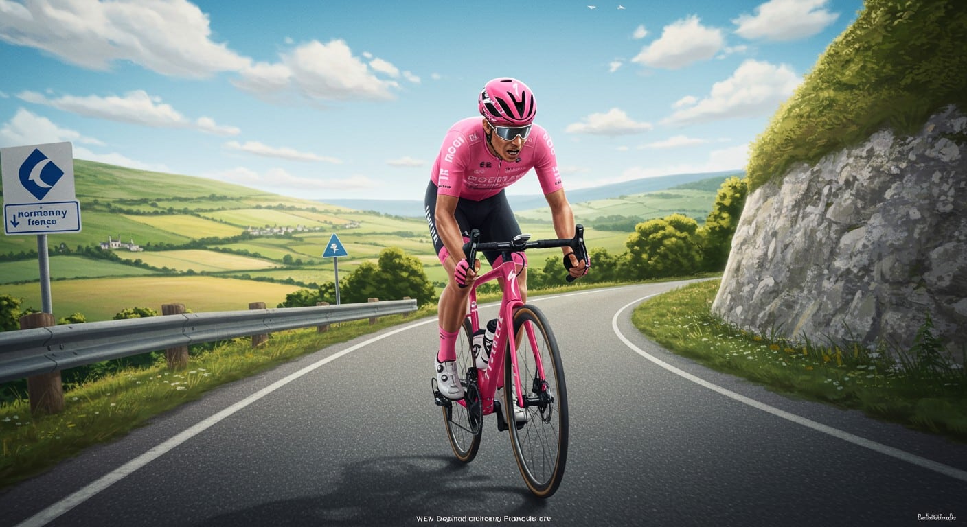 Ben Healy triomphe en solitaire à Vire lors du Tour de France 2025. Découvrez son exploit, sa stratégie audacieuse et son parcours unique.