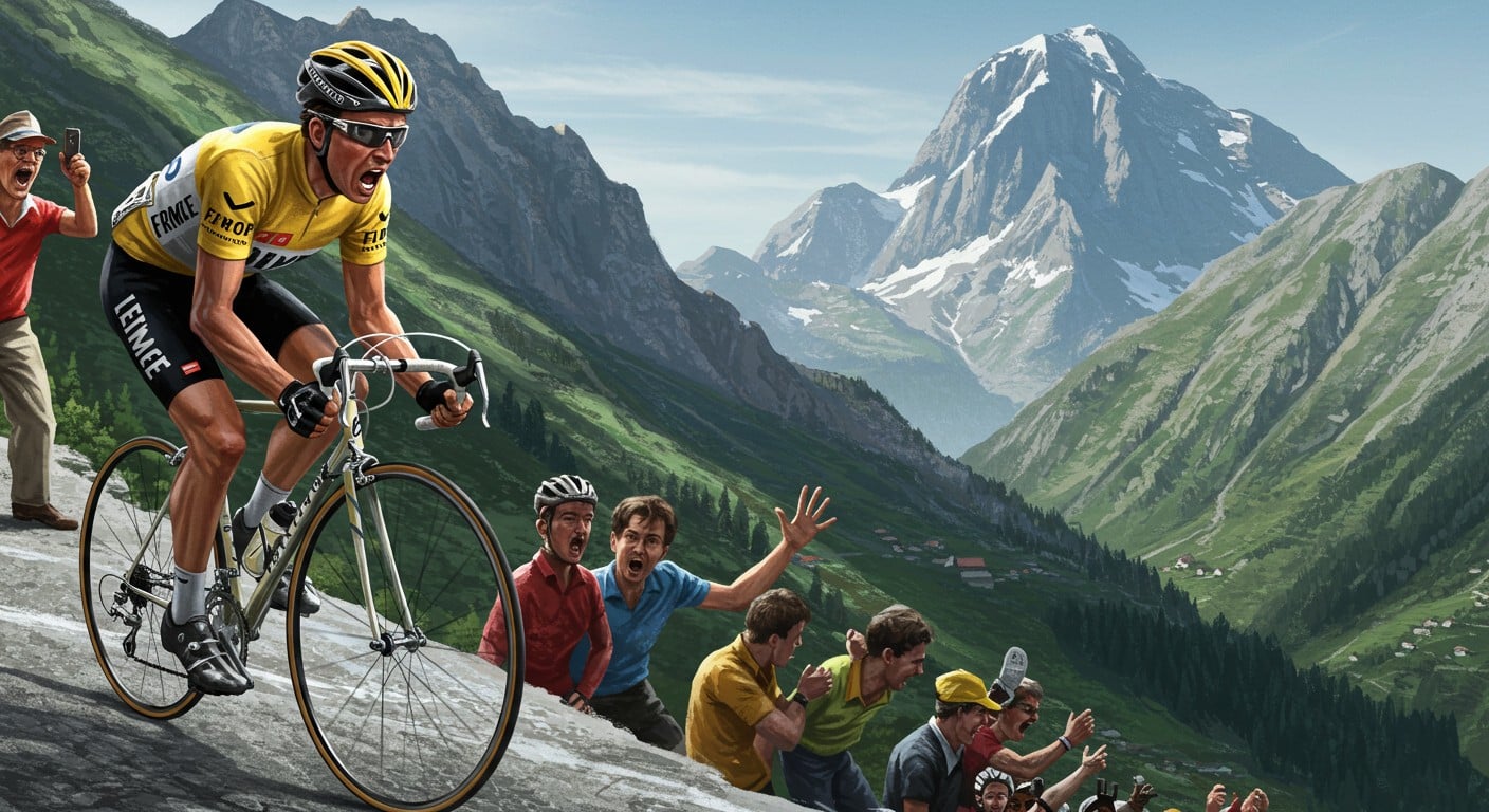 Comment Bernard Thévenet a battu Eddy Merckx au Tour de France 1975 ? Plongez dans l’exploit légendaire à Pra-Loup et l’Izoard, un tournant historique.