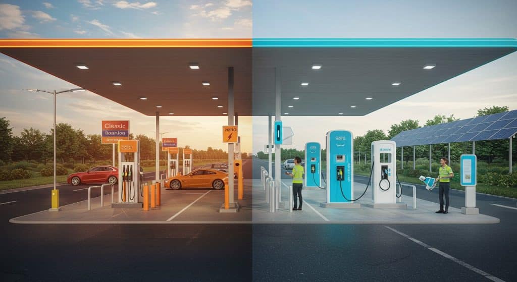 Bornistes et Pompes : L’Autoroute Électrique à Deux Vitesses