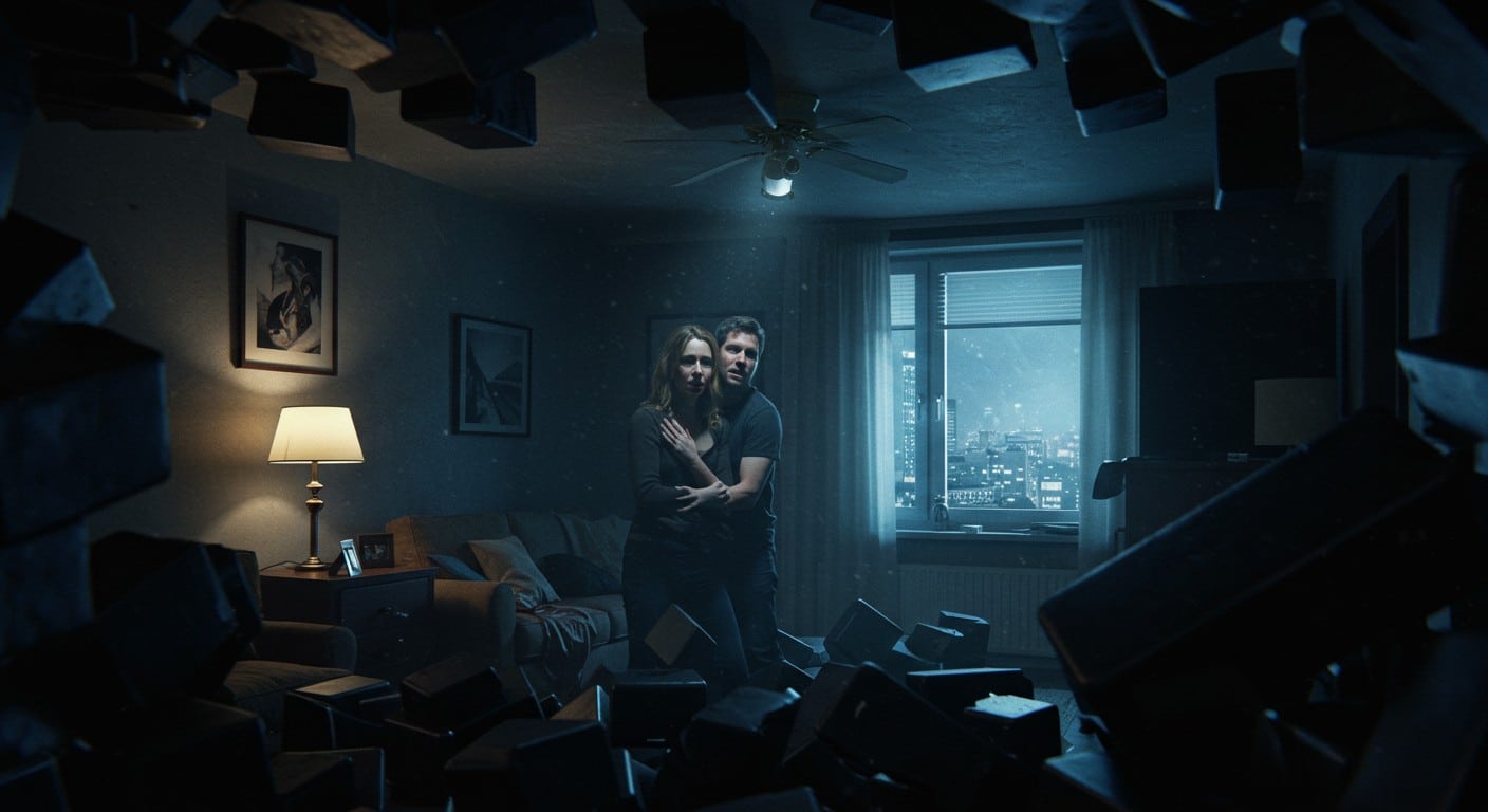 Découvrez pourquoi "Brick", thriller SF de Netflix, cartonne malgré ses failles. Un huis clos captivant à voir absolument !
