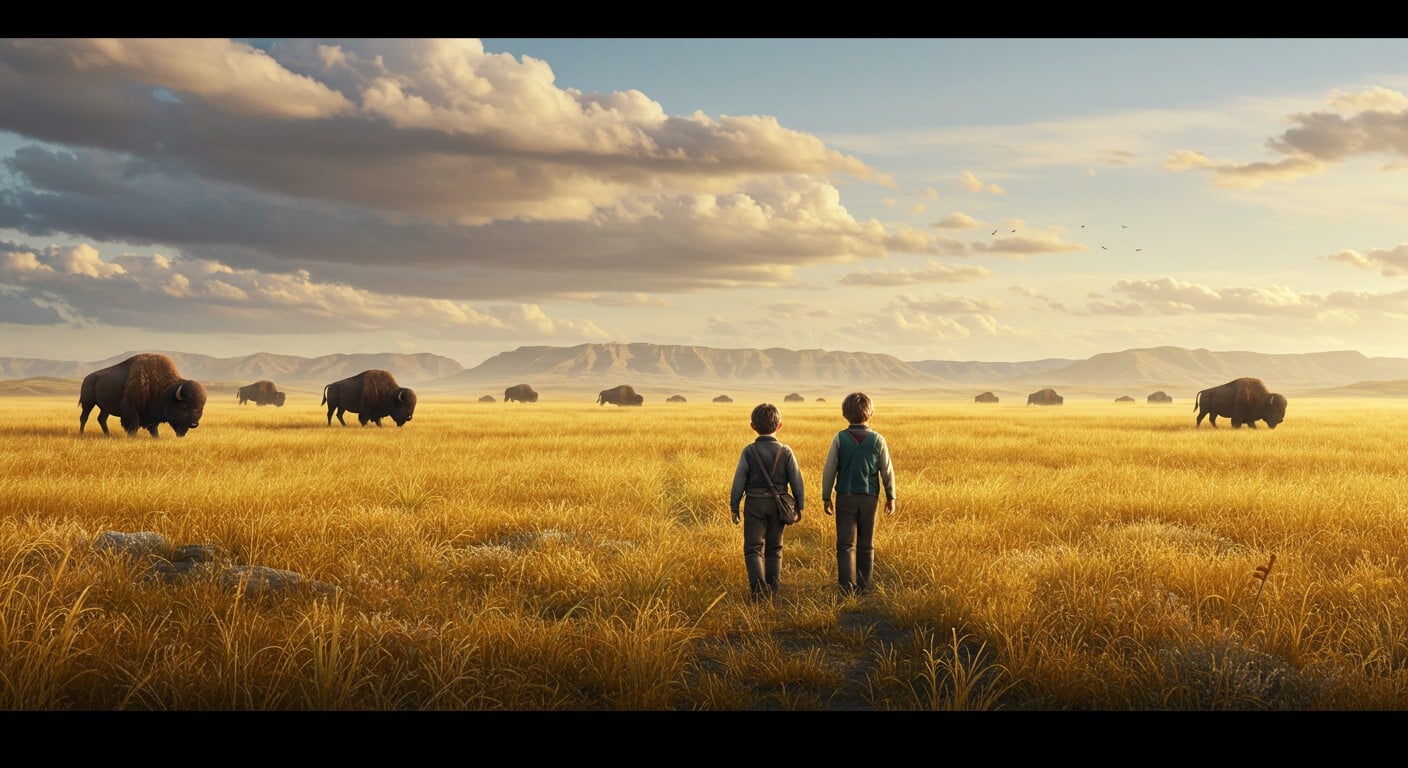 Découvrez Buffalo Kids, un film d'animation palpitant pour enfants, mêlant aventure, humour et grands espaces. Parfait pour une sortie en famille !