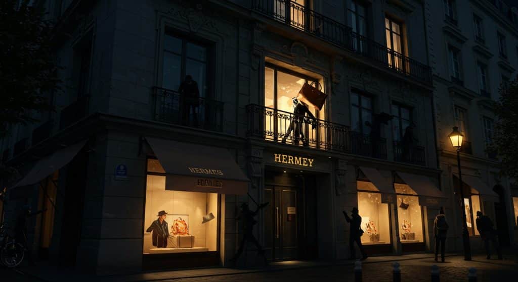 Cambriolage de Luxe à Paris : Un Million d’Euros de Sacs Volés