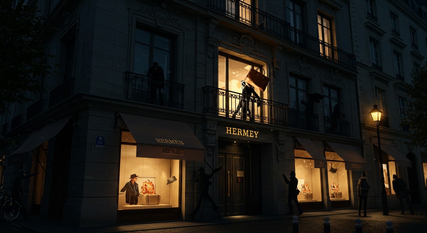Un cambriolage audacieux frappe une boutique de luxe à Paris, plus d’un million d’euros de sacs dérobés. Découvrez les détails de ce casse éclair et ses implications.
