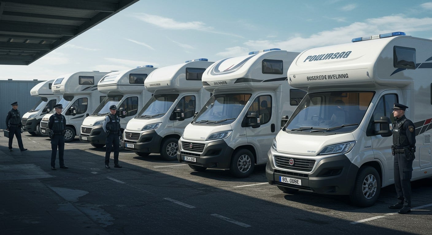13 camping-cars volés, saisis et offerts à la gendarmerie par un assureur. Découvrez leur incroyable parcours et leur nouvelle mission !