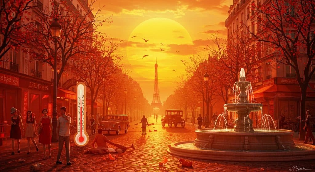 Canicule 2025 : Paris Étouffe à 39 °C, Que Faire ?