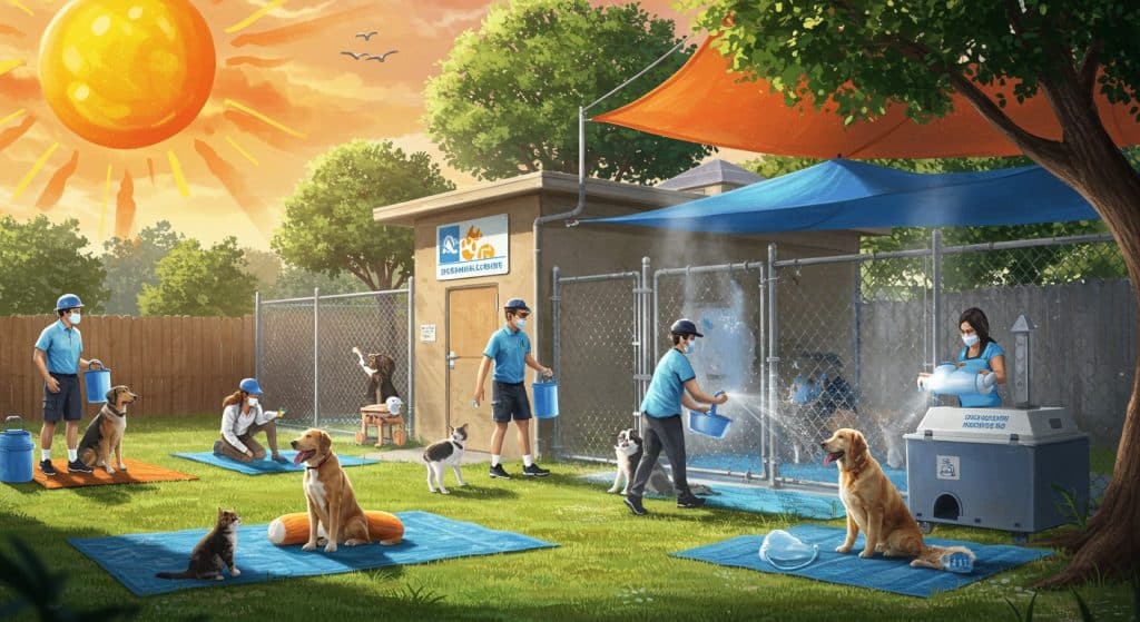Canicule : Comment Protéger les Animaux en Refuge