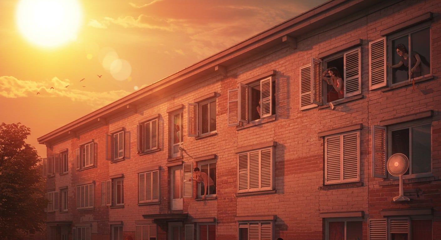 Face aux canicules, les bailleurs sociaux peinent à adapter leurs logements. Découvrez pourquoi le confort d’été reste secondaire et les solutions envisagées.