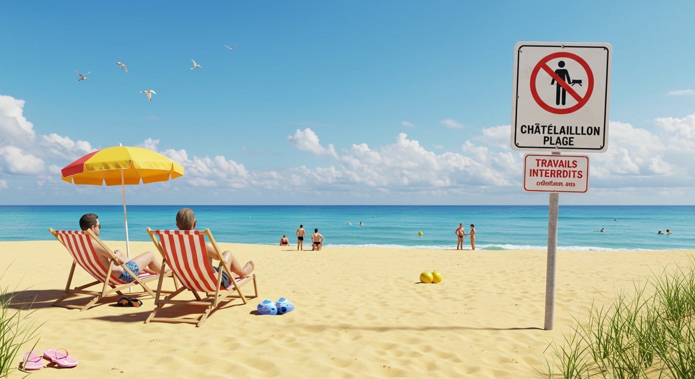 Châtelaillon-Plage interdit les travaux bruyants jusqu’au 24 août pour offrir calme et repos aux vacanciers. Découvrez pourquoi cette station balnéaire privilégie la tranquillité.