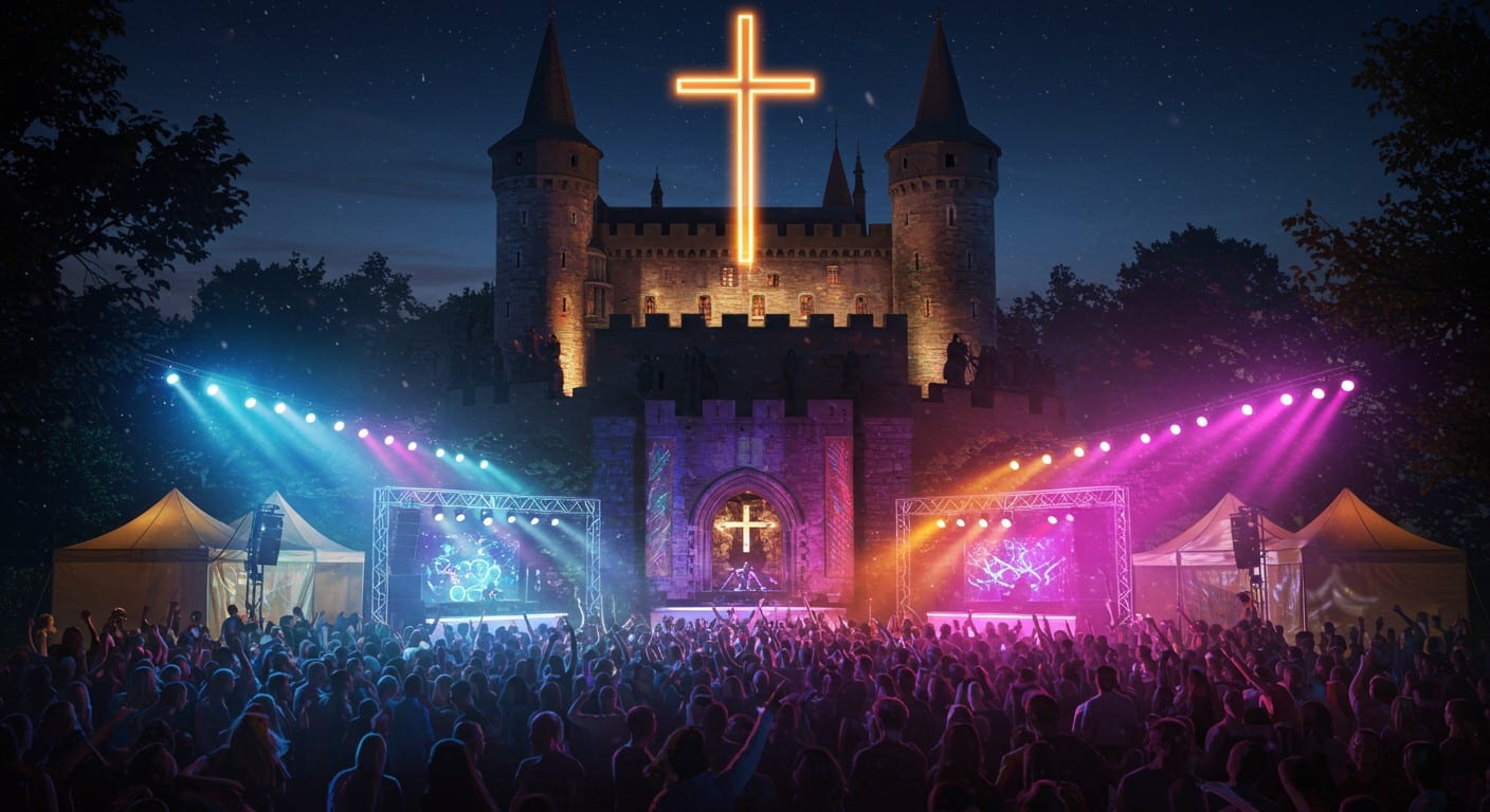 Un festival chrétien unique mêle musique électro, pop et foi dans un château. Découvrez Christ en Scène, l'événement qui dynamise l'Église rurale !