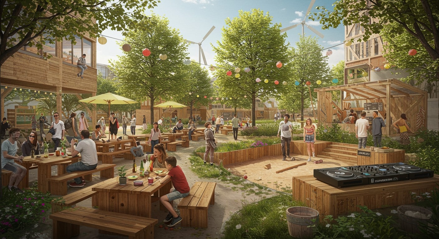 La Cité Fertile à Pantin prolongée jusqu’en 2026 avant un écoquartier. Découvrez ce lieu écolo et son avenir !