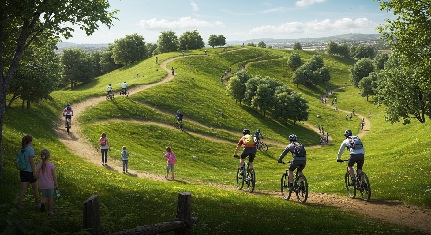 Découvrez comment la colline d’Élancourt, ancien site des JO 2024, devient un paradis pour VTTistes et familles. Un lieu vibrant à explorer !