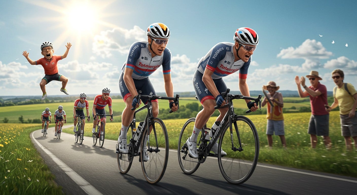 Vercher et Burgaudeau ont secoué le Tour de France 2025 avec une échappée audacieuse. Découvrez comment ils ont sauvé l’étape de l’ennui !