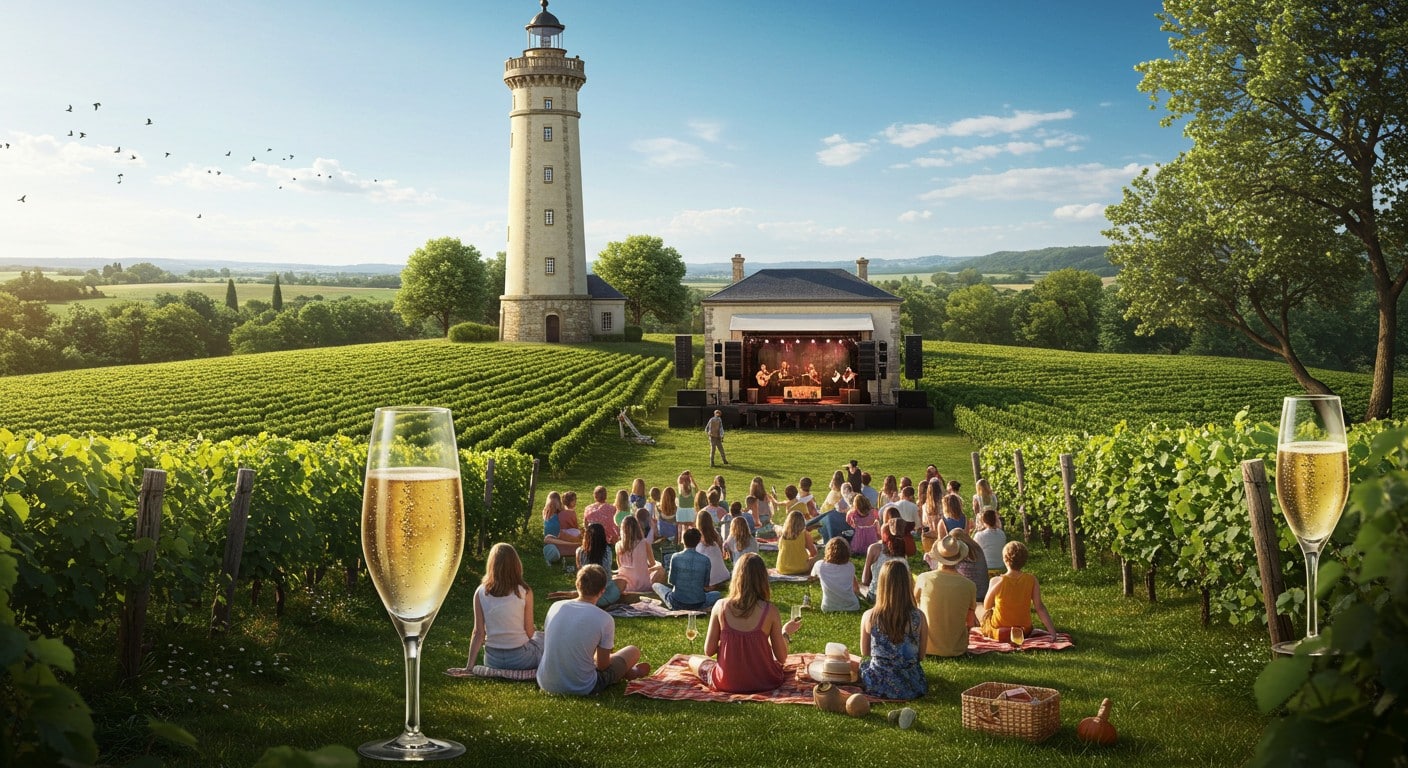 Découvrez les concerts pique-nique à Verzenay, au cœur des vignes de Champagne. Musique, nature et bulles : un été unique vous attend !