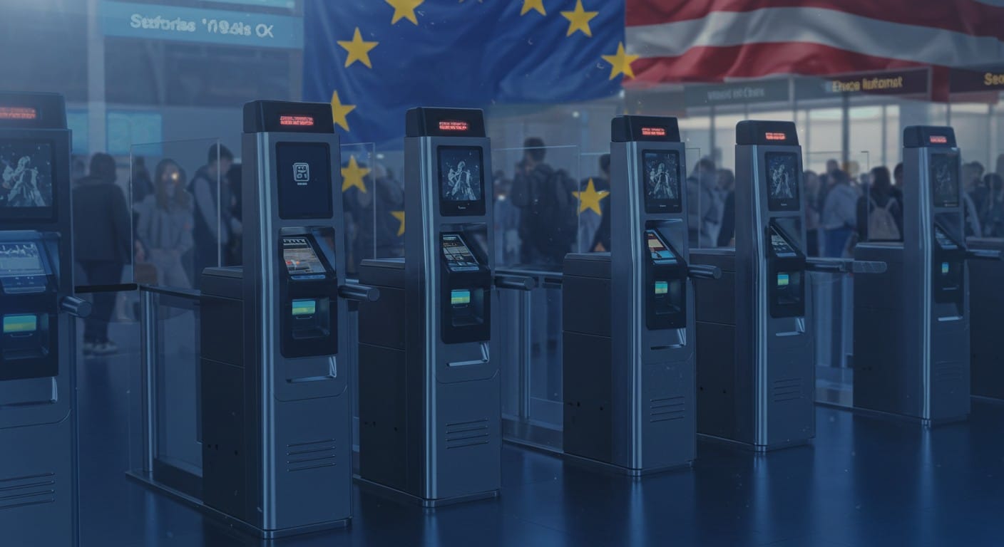 Nouveau système de contrôle automatisé aux frontières de l’UE dès octobre 2025. Découvrez comment il remplace le tampon manuel et ses impacts. Lisez la suite !