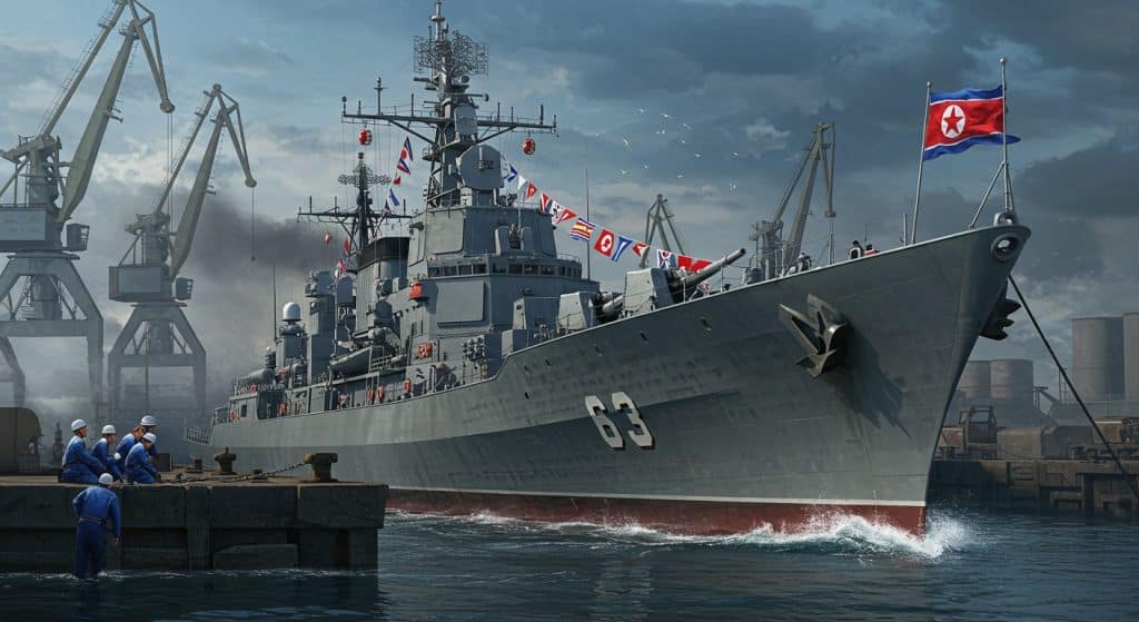 Corée du Nord : Un Nouveau Destroyer de 5000 Tonnes en Vue