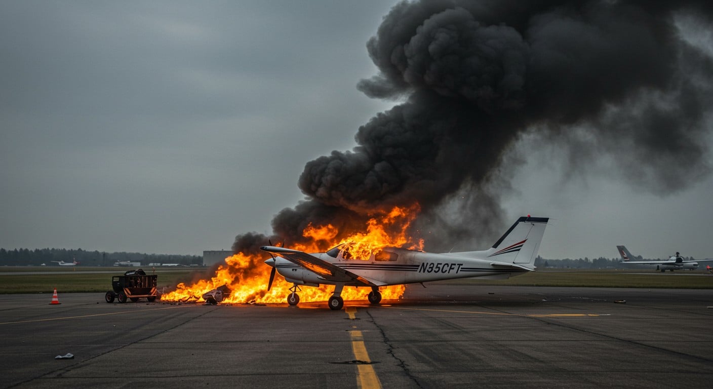 Crash d’un avion privé à l’aéroport de Southend : boule de feu, fermeture de l’aéroport, enquête en cours. Découvrez les détails de cet incident dramatique.