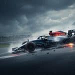Crash Spectaculaire Au GP D’Angleterre : Hadjar Abandonne