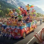 Dans la Caravane du Tour de France : Une Aventure Humaine